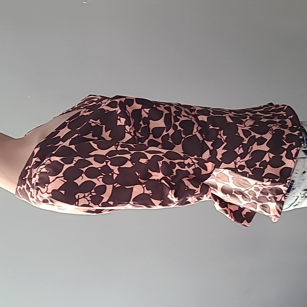 Vintage Y2K Fairy Satin Brown Pink Floral Size Small - Picture 5 of 9